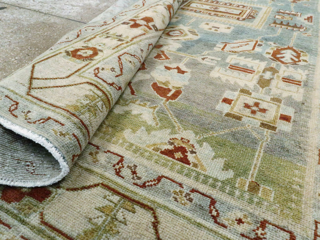 Vintage Persian Malayer Accent Rug, No.26945 - Gsblank