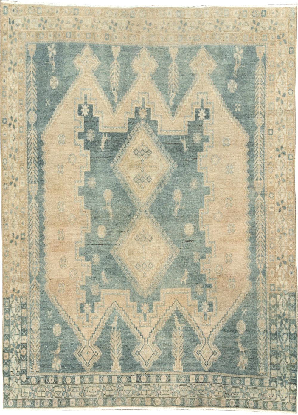 Vintage Persian Afshar Rug, No.26947 - Gsblank