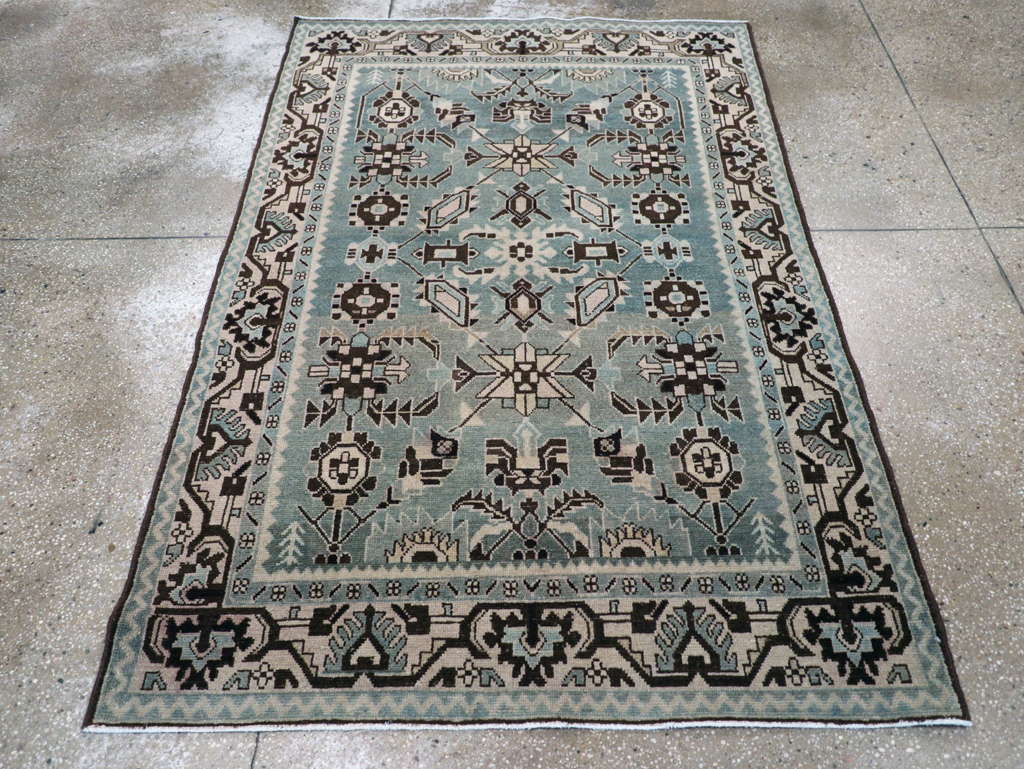 Vintage Persian Malayer Rug, No.26950 - Gsblank