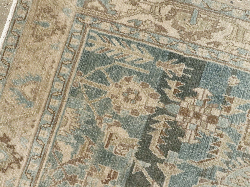 Vintage Persian Malayer Accent Rug, No.26956 - Gsblank