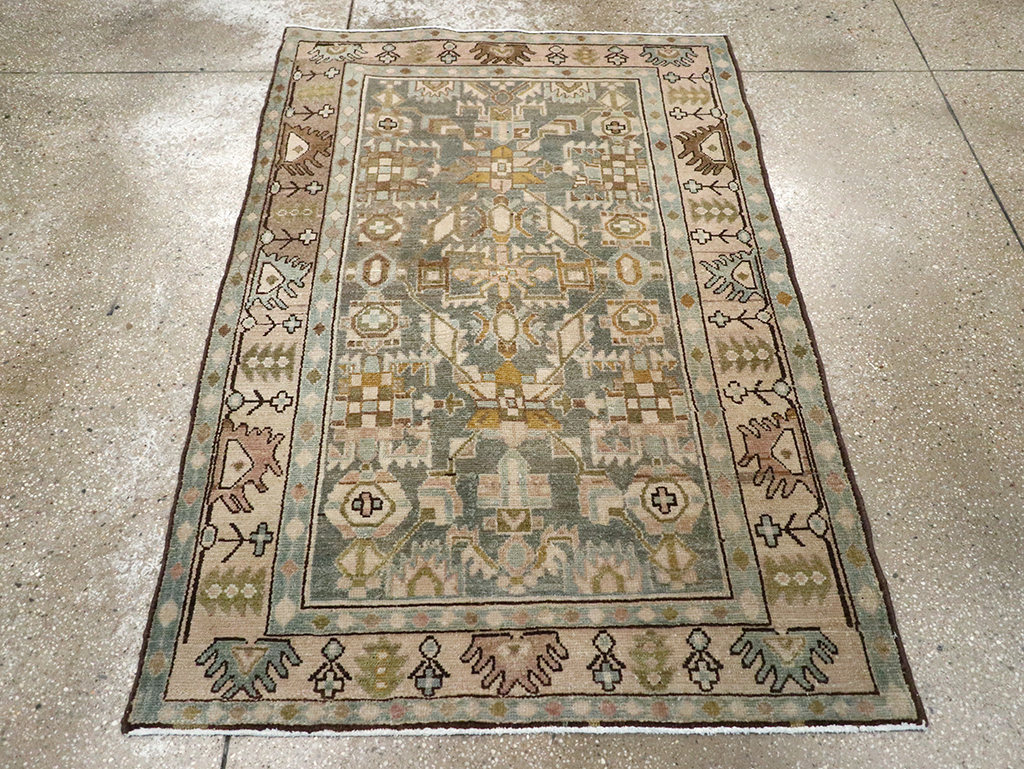 Vintage Persian Malayer Rug, No.26958 - Gsblank