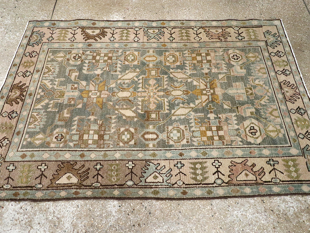 Vintage Persian Malayer Rug, No.26958 - Gsblank