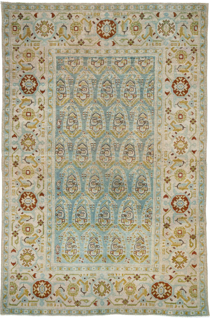 Vintage Persian Malayer Accent Rug (Pair: 1 of 2), No.26968 - Gsblank