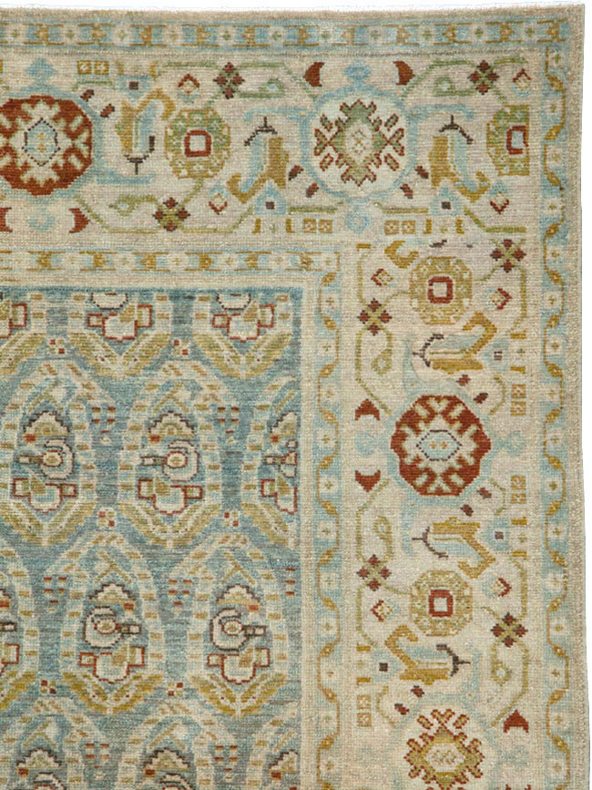 Vintage Persian Malayer Accent Rug (Pair: 1 of 2), No.26968 - Gsblank