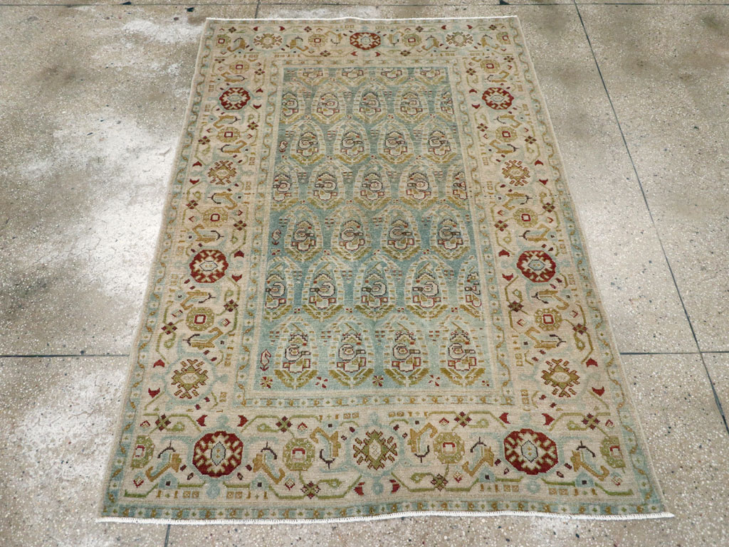 Vintage Persian Malayer Accent Rug (Pair: 1 of 2), No.26968 - Gsblank