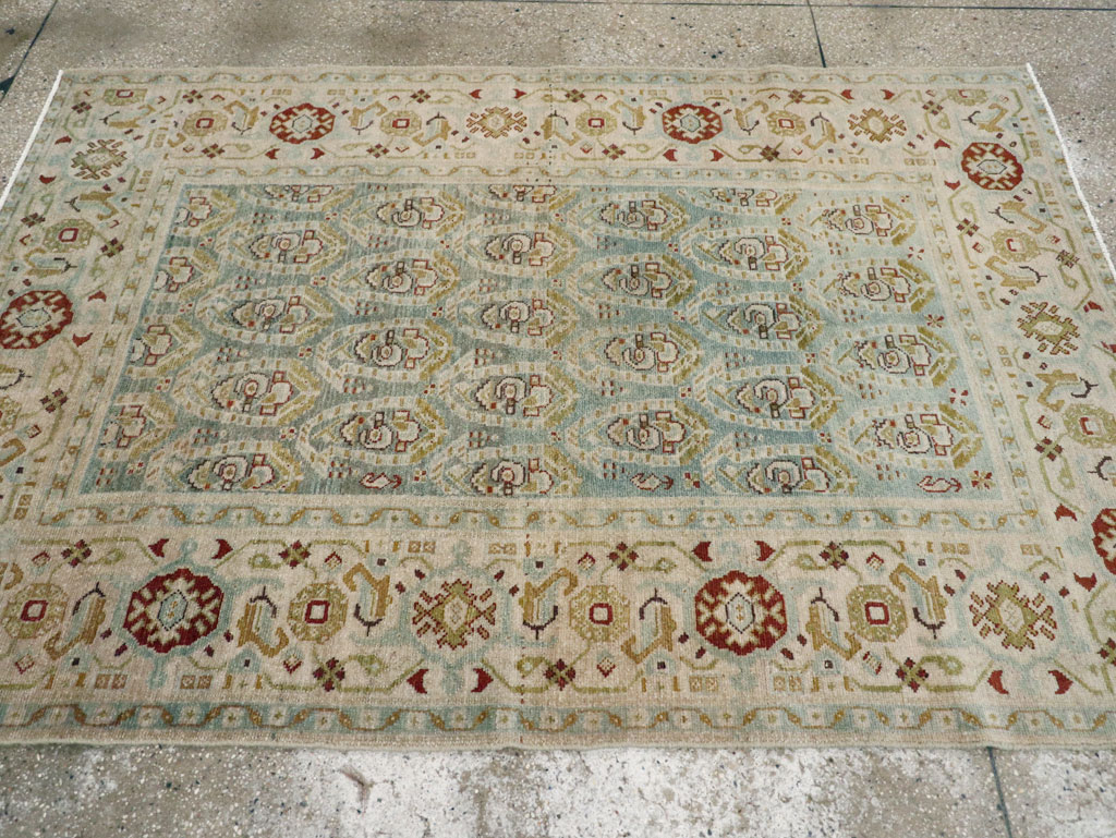 Vintage Persian Malayer Accent Rug (Pair: 1 of 2), No.26968 - Gsblank
