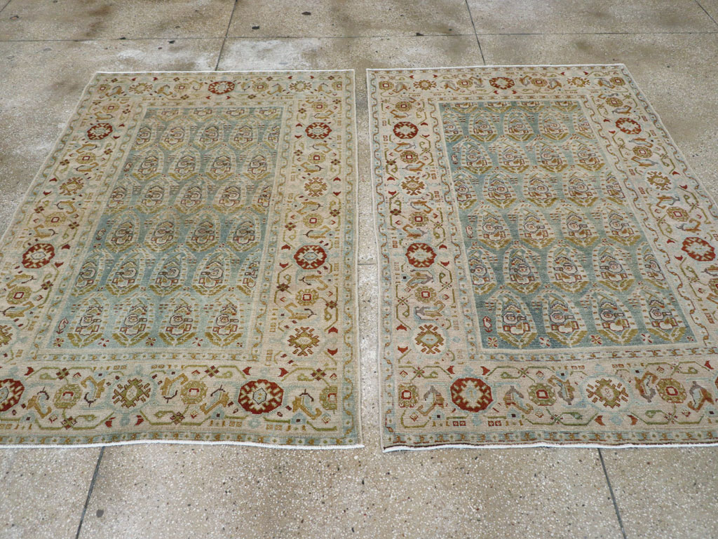 Vintage Persian Malayer Accent Rug (Pair: 1 of 2), No.26968 - Gsblank