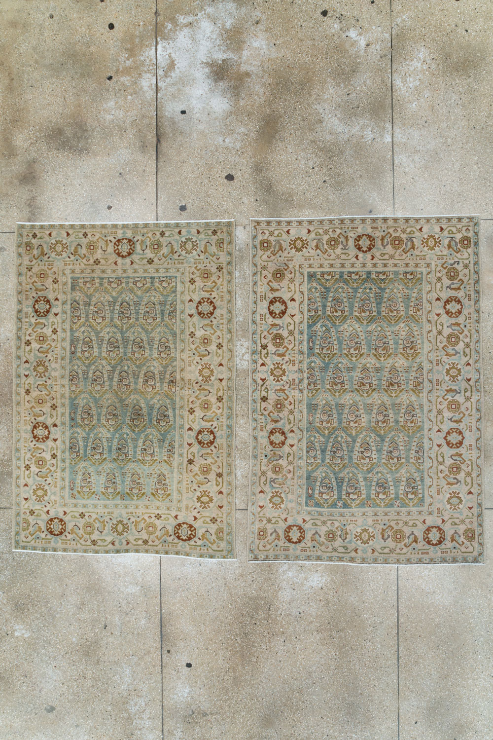 Vintage Persian Malayer Accent Rug (Pair: 1 of 2), No.26968 - Gsblank