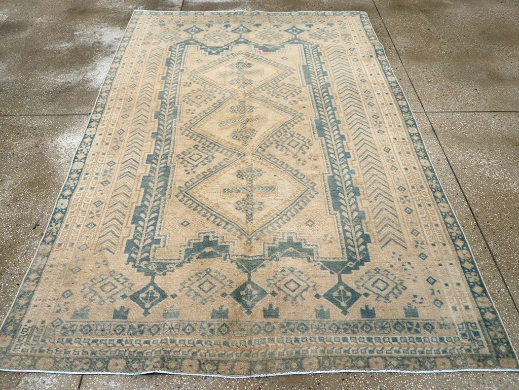 Vintage Persian Afshar Rug, No.26970 - Gsblank