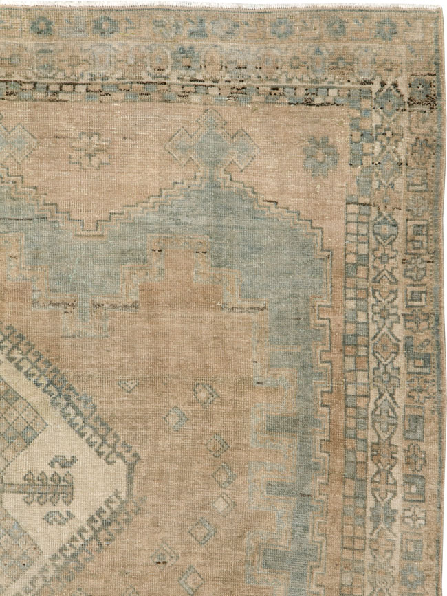 Vintage Persian Afshar Accent Rug, No.26971 - Gsblank