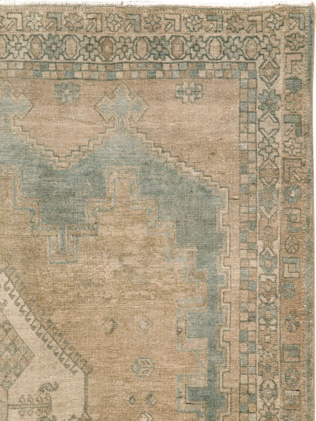 Vintage Persian Afshar Accent Rug, No.26971 - Gsblank