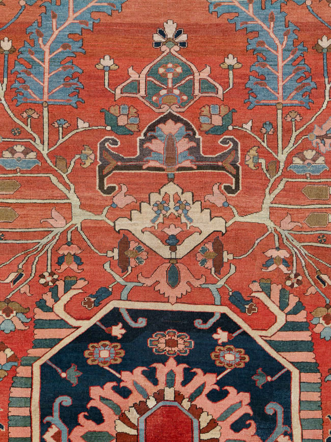Antique Persian Serapi Rug, No.26975 - Gsblank