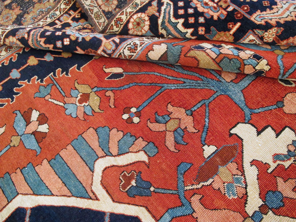 Antique Persian Serapi Rug, No.26975 - Gsblank