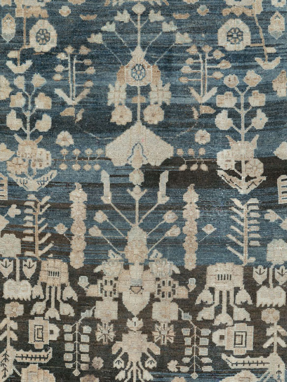 Antique Persian Malayer Wide Gallery Runner, No.26977 - Gsblank