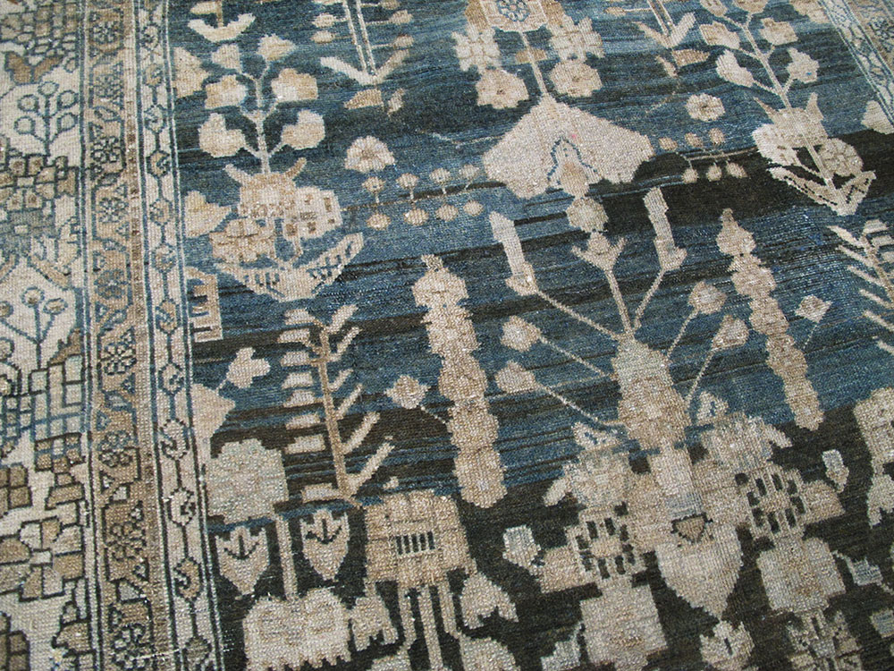 Antique Persian Malayer Wide Gallery Runner, No.26977 - Gsblank