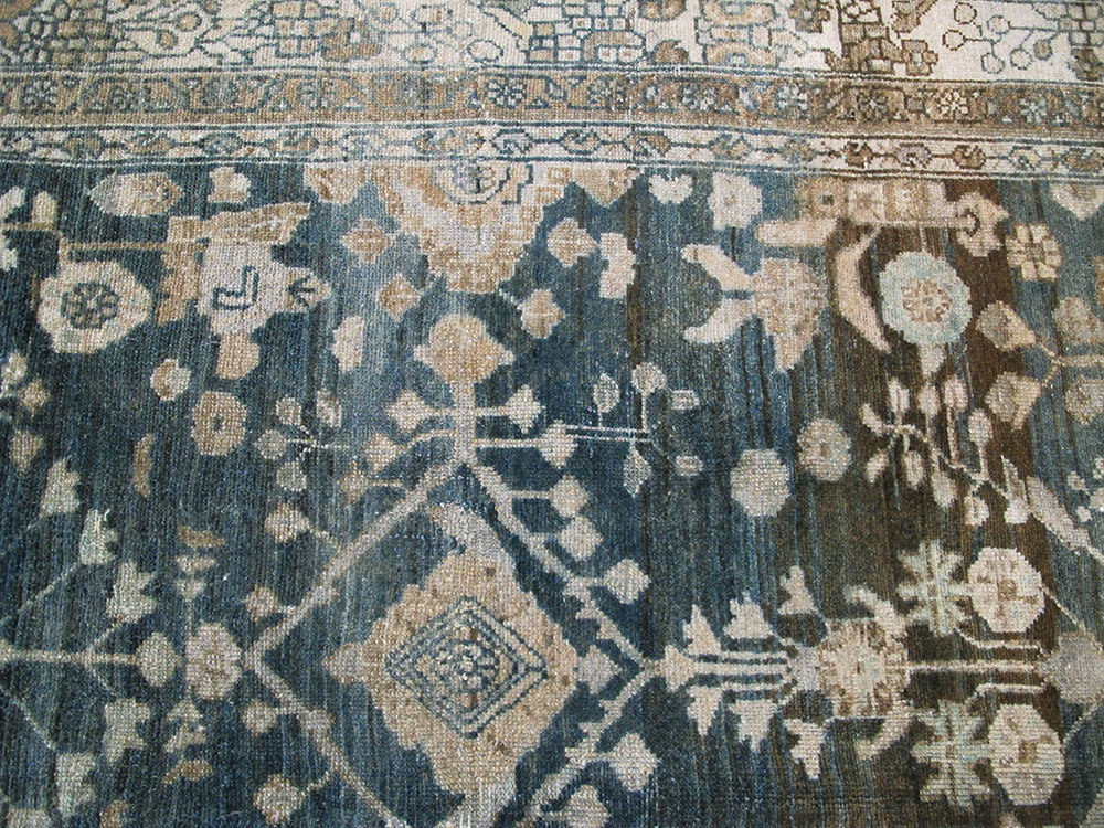 Antique Persian Malayer Wide Gallery Runner, No.26977 - Gsblank