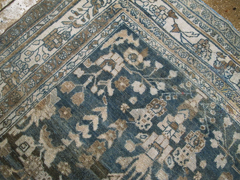 Antique Persian Malayer Wide Gallery Runner, No.26977 - Gsblank