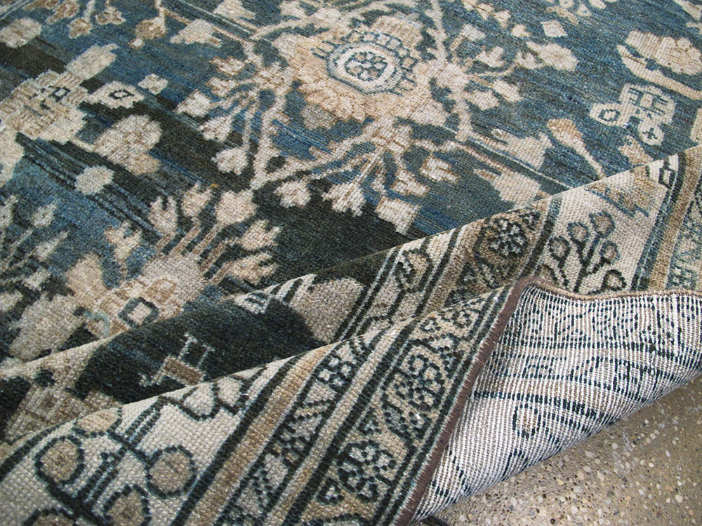 Antique Persian Malayer Wide Gallery Runner, No.26977 - Gsblank