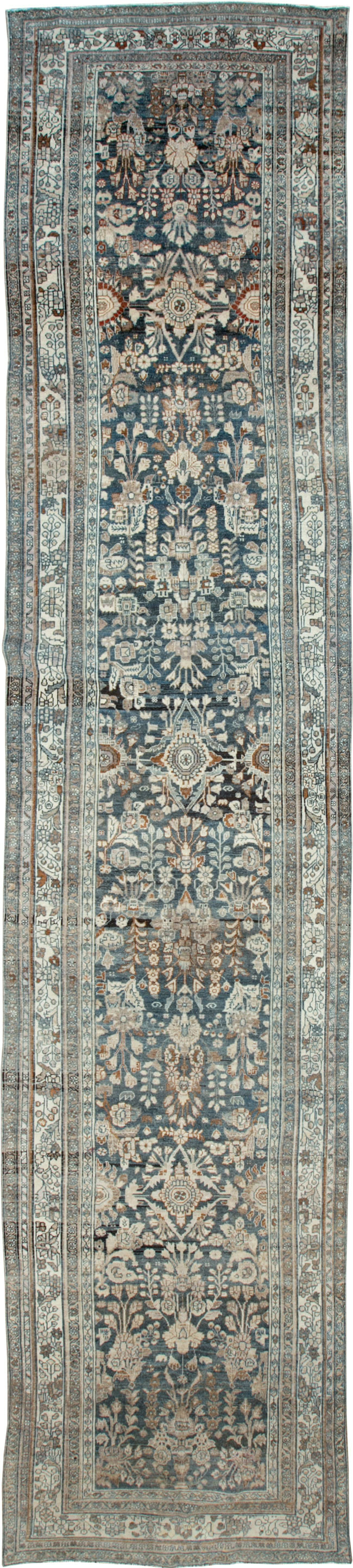 Antique Persian Malayer Wide Gallery Runner, No.26978 - Gsblank