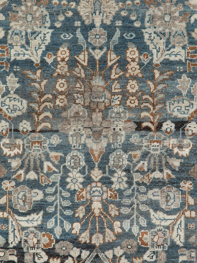 Antique Persian Malayer Wide Gallery Runner, No.26978 - Gsblank