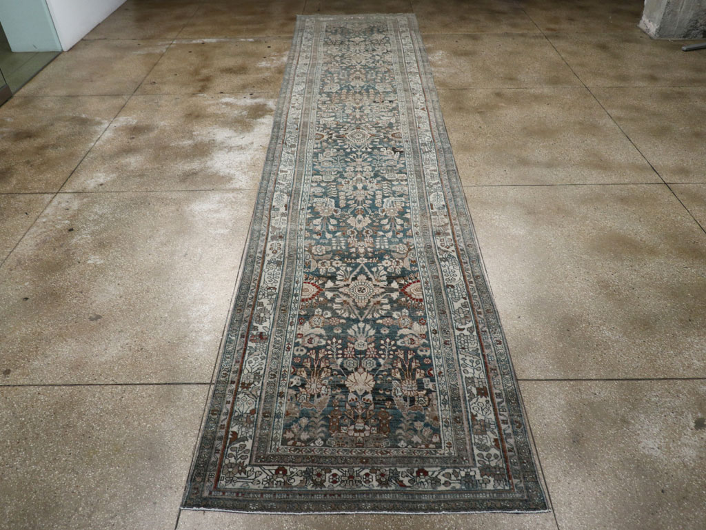Antique Persian Malayer Wide Gallery Runner, No.26978 - Gsblank