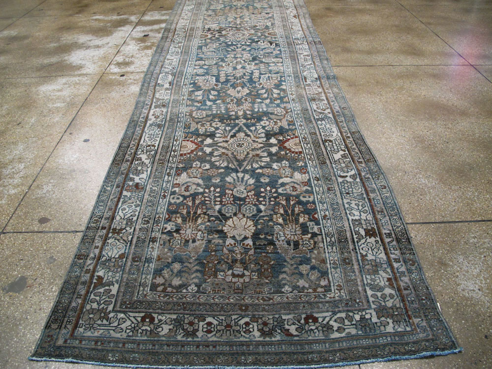 Antique Persian Malayer Wide Gallery Runner, No.26978 - Gsblank