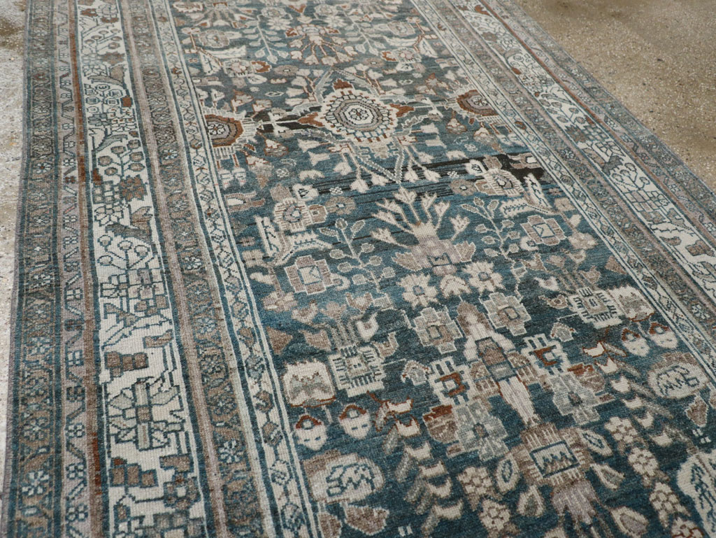 Antique Persian Malayer Wide Gallery Runner, No.26978 - Gsblank