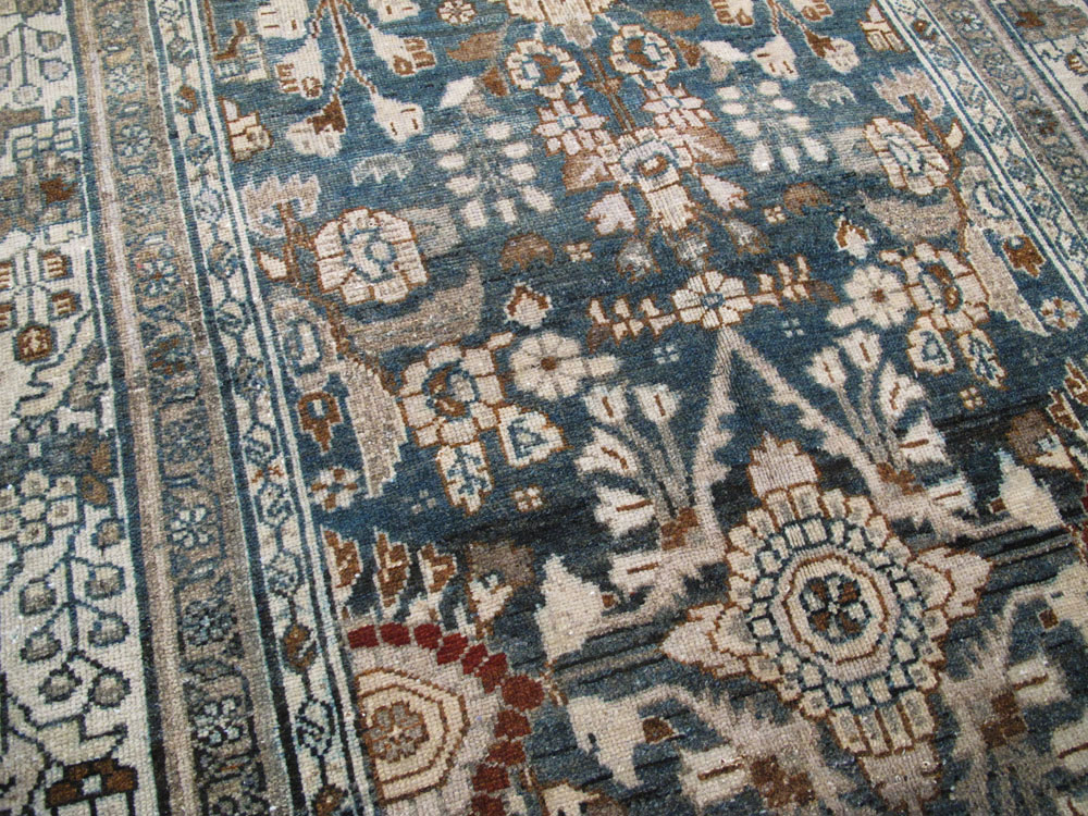 Antique Persian Malayer Wide Gallery Runner, No.26978 - Gsblank