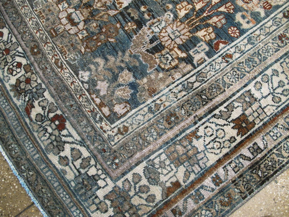 Antique Persian Malayer Wide Gallery Runner, No.26978 - Gsblank