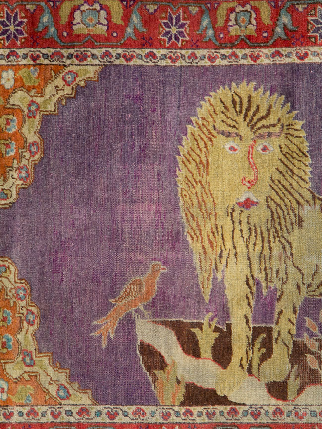 Vintage Anatolian Pictorial Rug, No.26981 - Gsblank