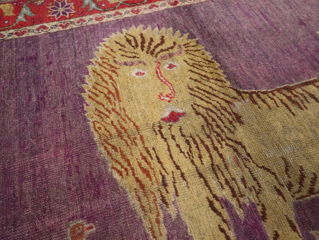 Vintage Anatolian Pictorial Rug, No.26981 - Gsblank