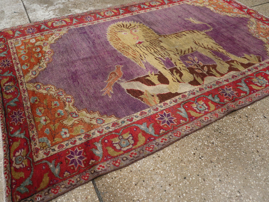 Vintage Anatolian Pictorial Rug, No.26981 - Gsblank