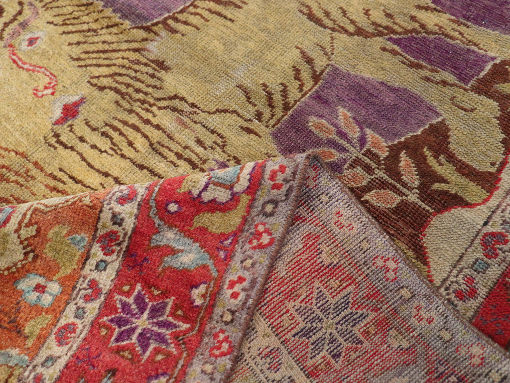 Vintage Anatolian Pictorial Rug, No.26981 - Gsblank