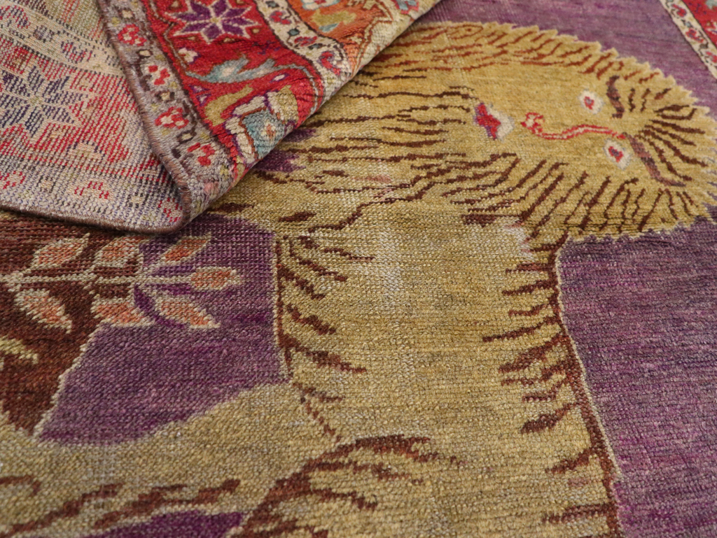 Vintage Anatolian Pictorial Rug, No.26981 - Gsblank