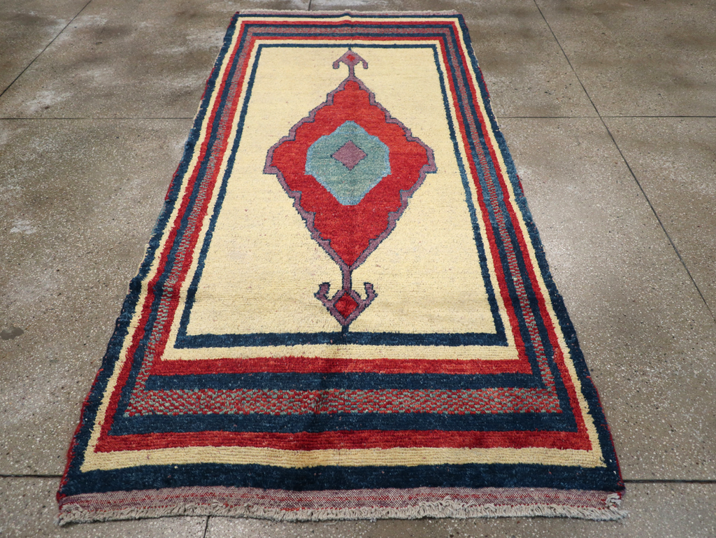 Vintage Persian Gabbeh Rug, No.27000 - Gsblank