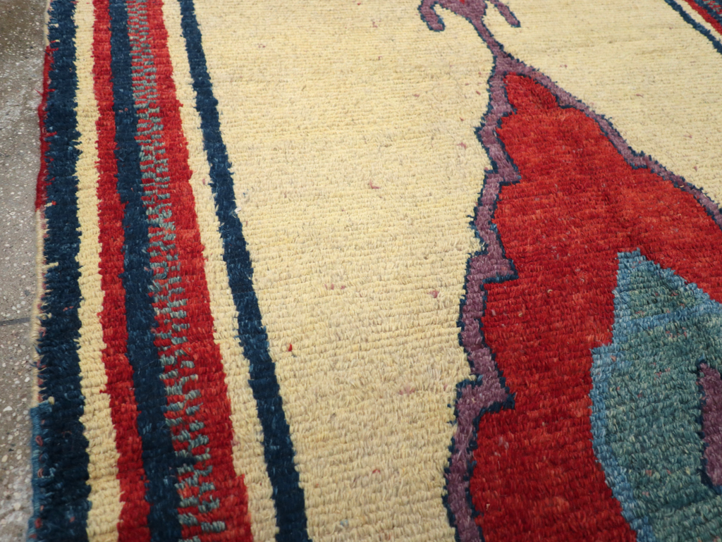 Vintage Persian Gabbeh Rug, No.27000 - Gsblank