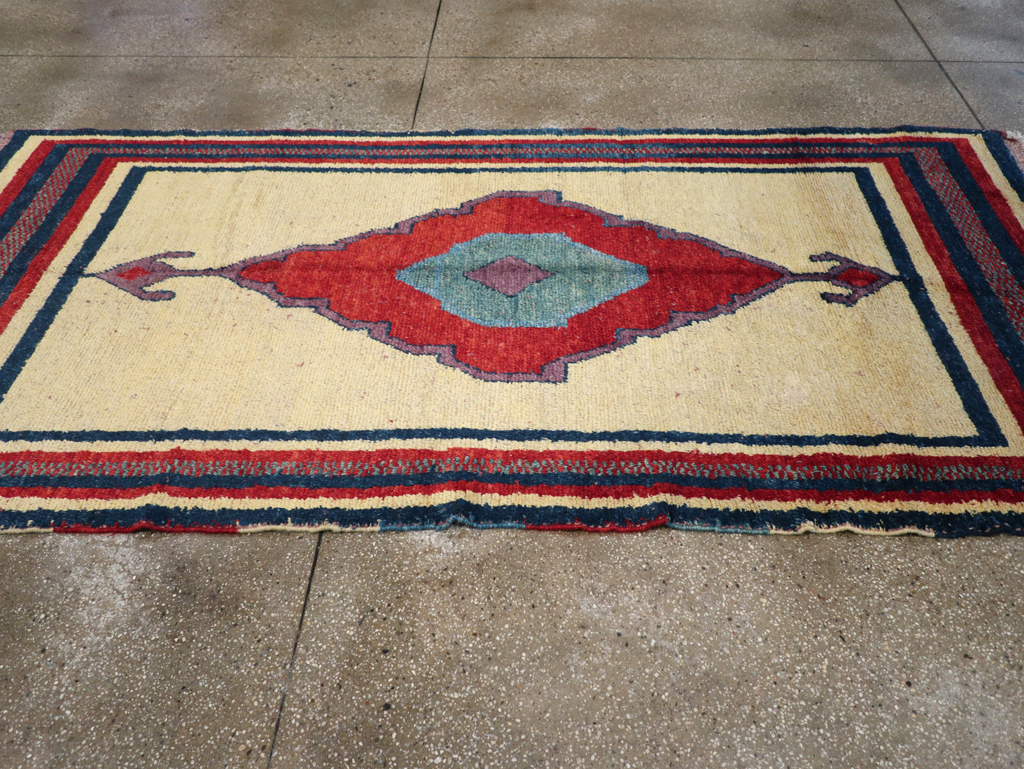 Vintage Persian Gabbeh Rug, No.27000 - Gsblank