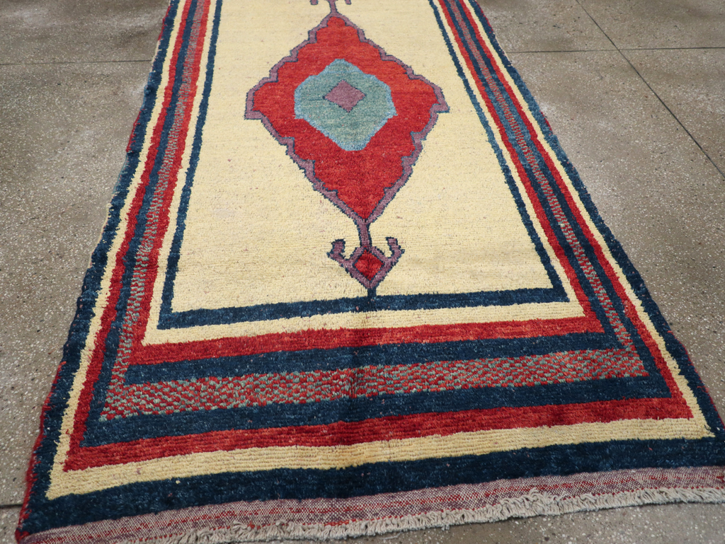 Vintage Persian Gabbeh Rug, No.27000 - Gsblank