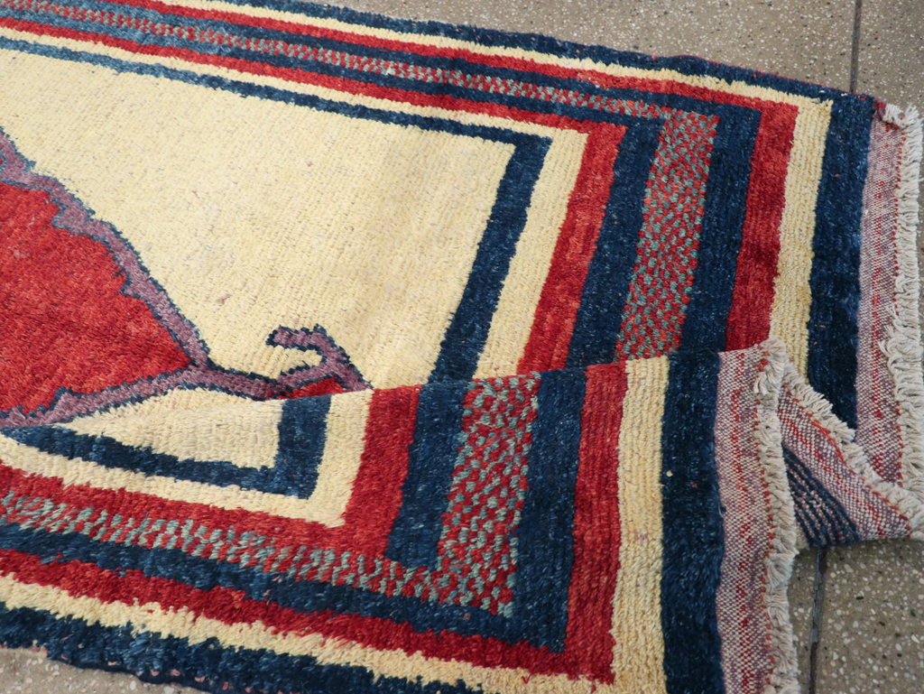 Vintage Persian Gabbeh Rug, No.27000 - Gsblank