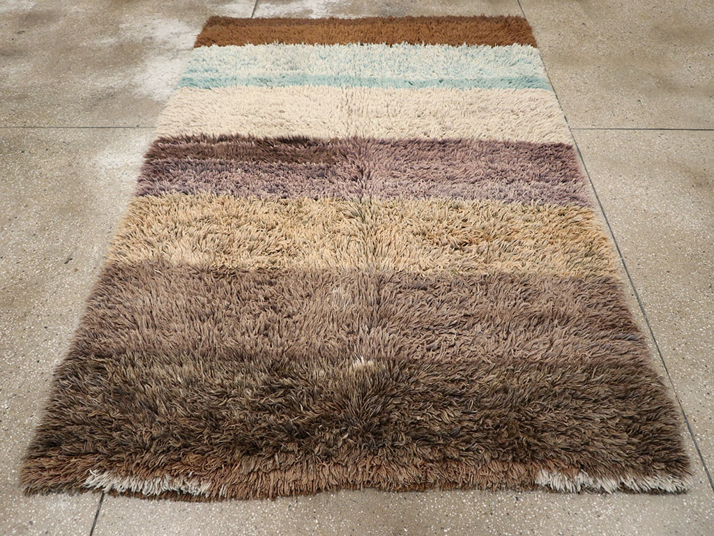 Vintage Moroccan Accent Rug, No.27001 - Gsblank