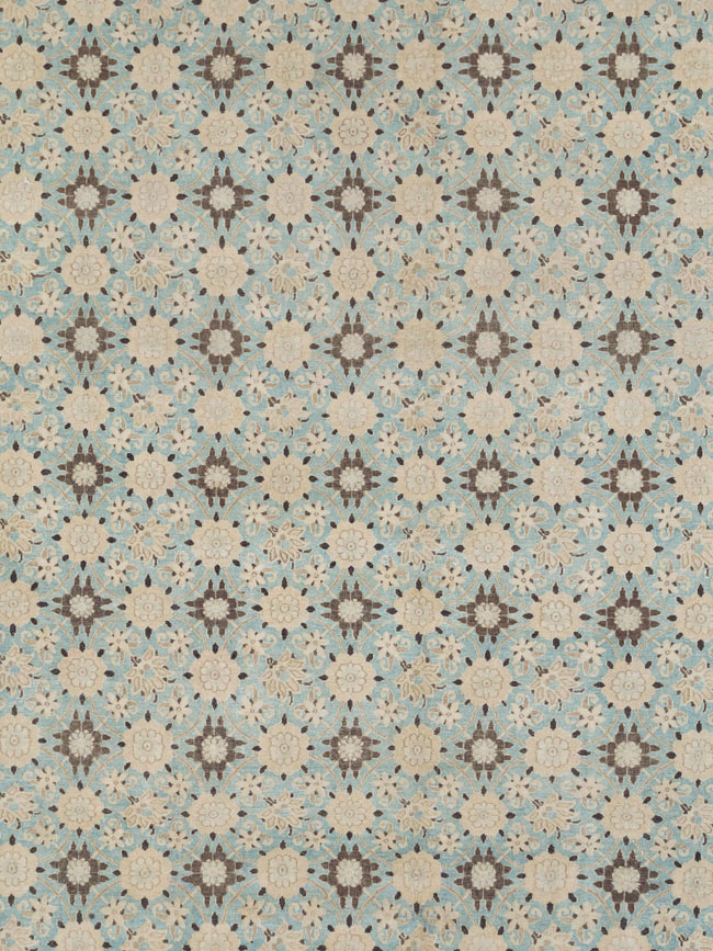 Vintage Persian Mashad Square Carpet, No.27004 - Gsblank