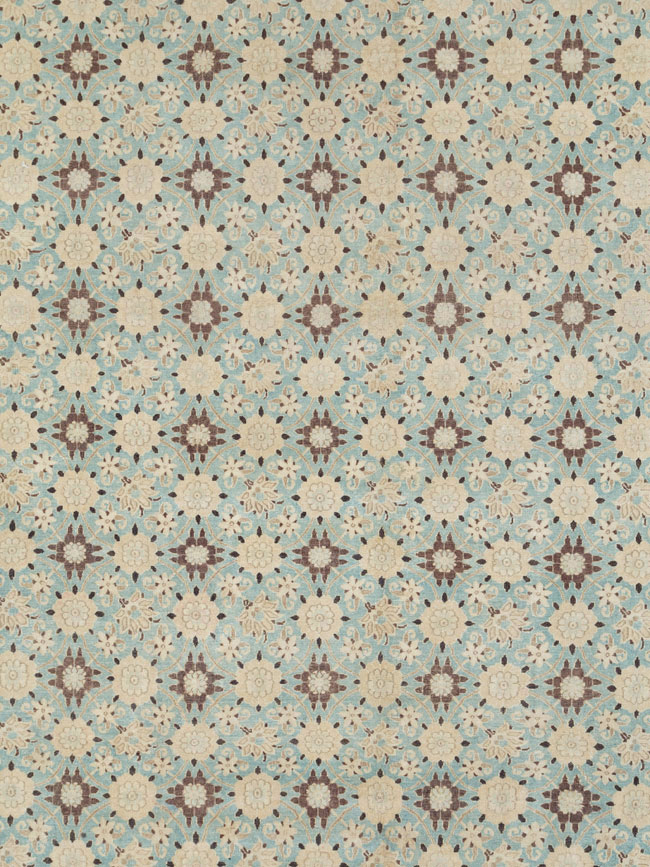 Vintage Persian Mashad Square Carpet, No.27004 - Gsblank