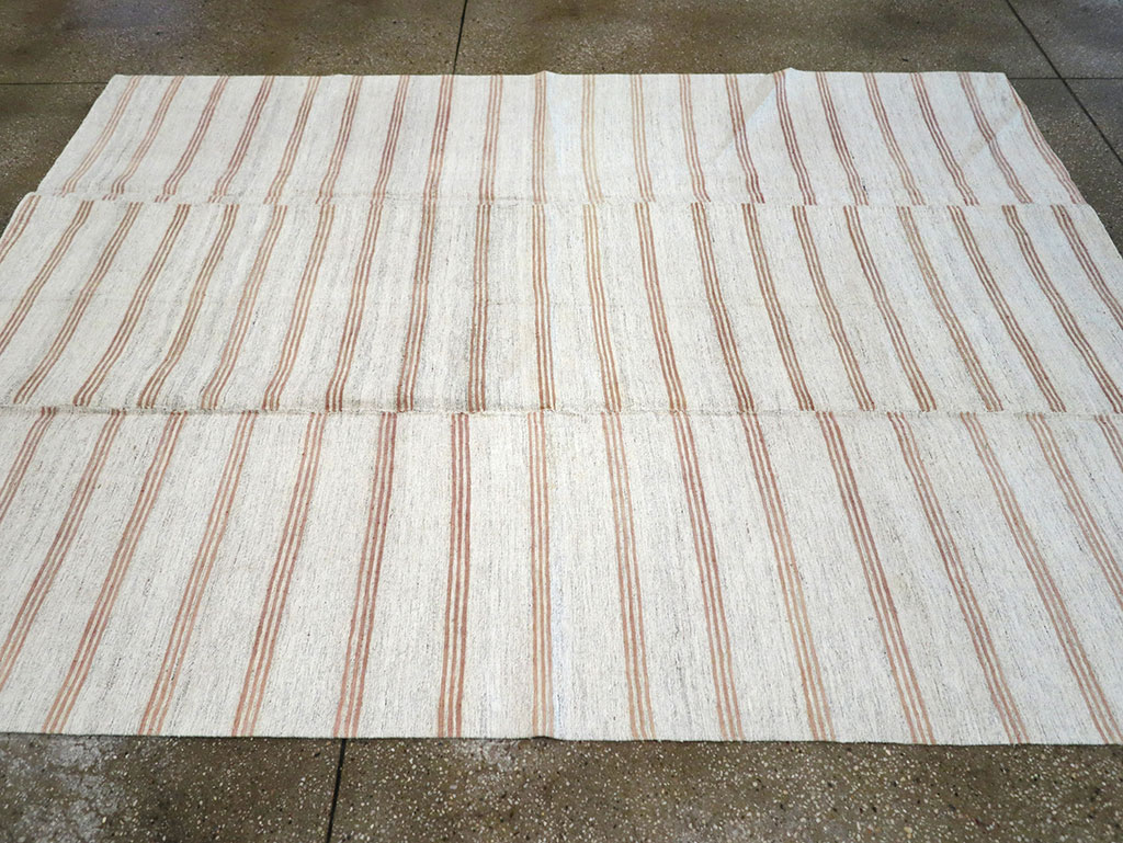 Vintage Turkish Flatweave Kilim Accent Rug, No.27007 - Gsblank