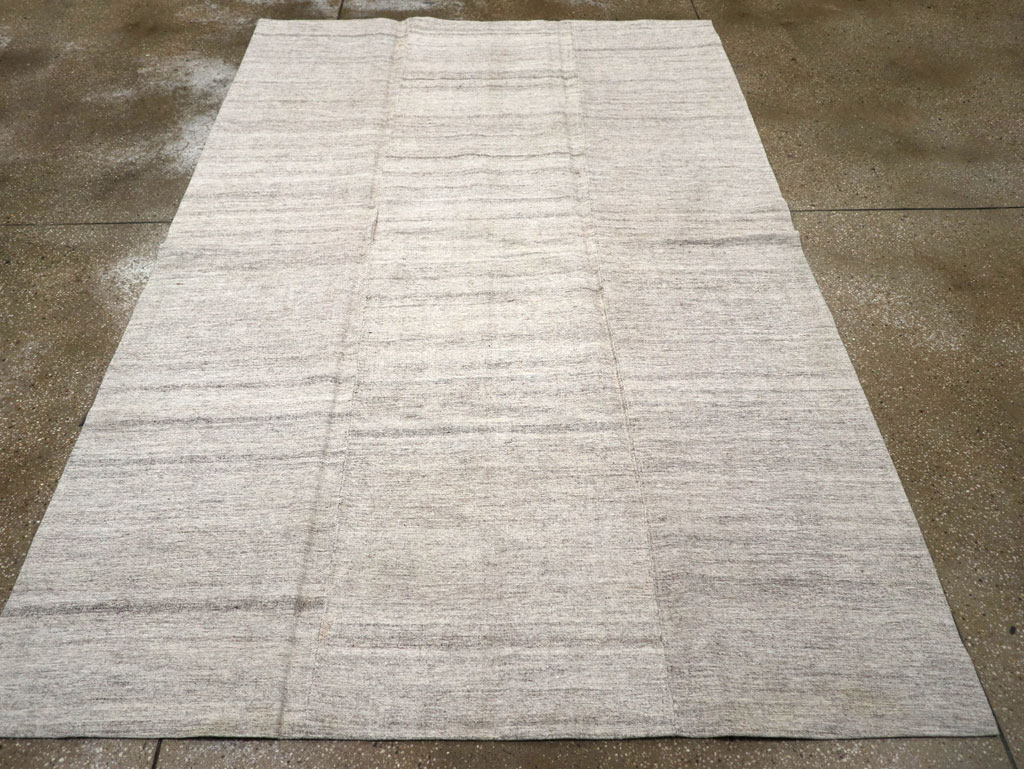 Vintage Turkish Flatweave Kilim Accent Rug, No.27011 - Gsblank