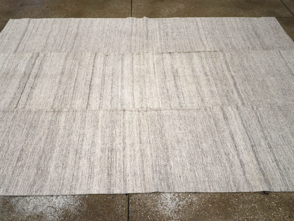 Vintage Turkish Flatweave Kilim Accent Rug, No.27011 - Gsblank