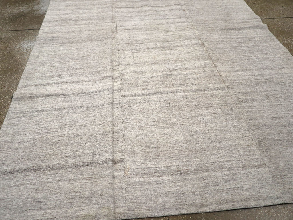 Vintage Turkish Flatweave Kilim Accent Rug, No.27011 - Gsblank