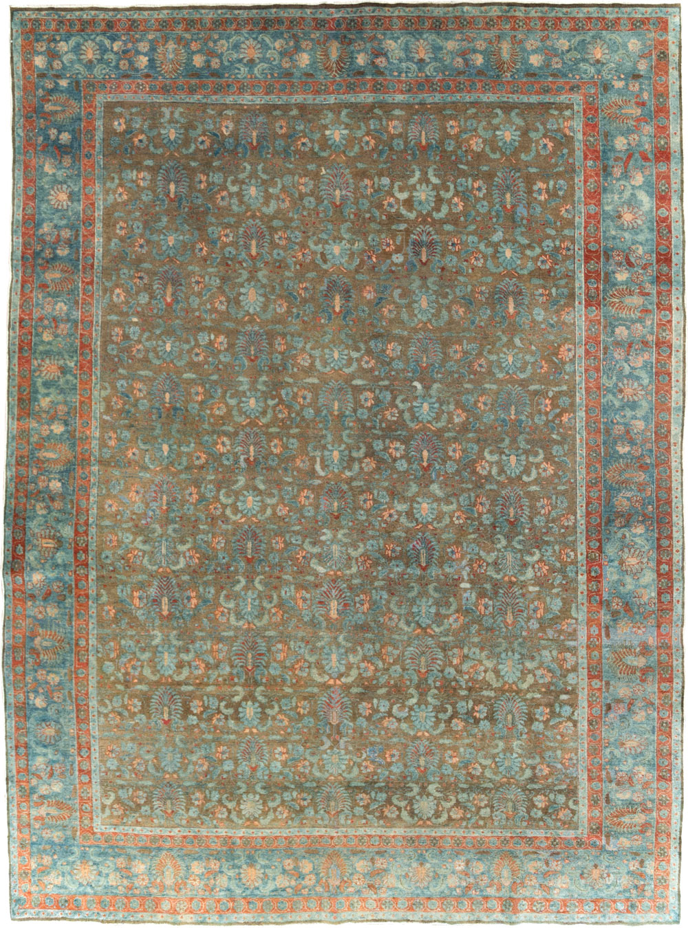 Antique Persian Tabriz Carpet, No.27022 - Gsblank