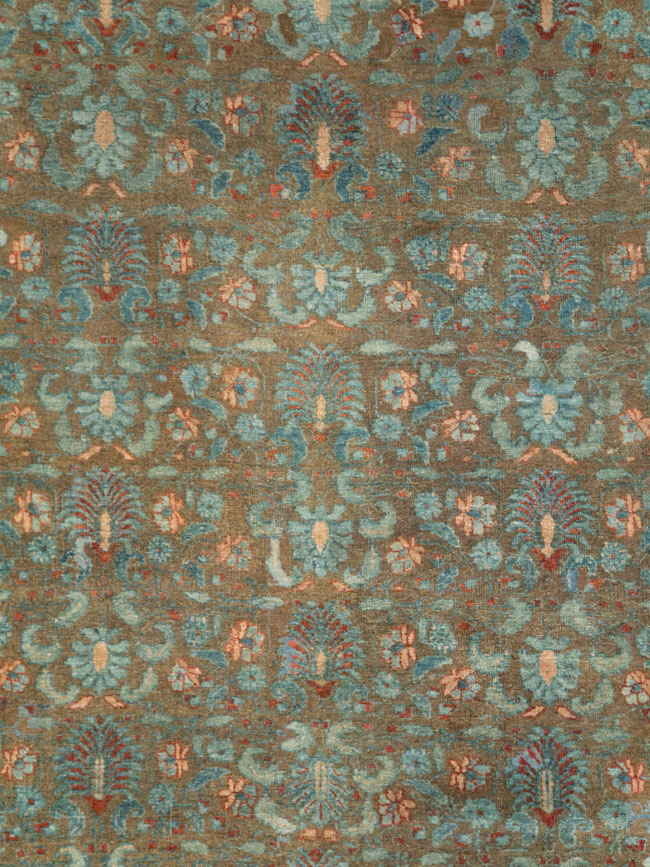 Antique Persian Tabriz Carpet, No.27022 - Gsblank