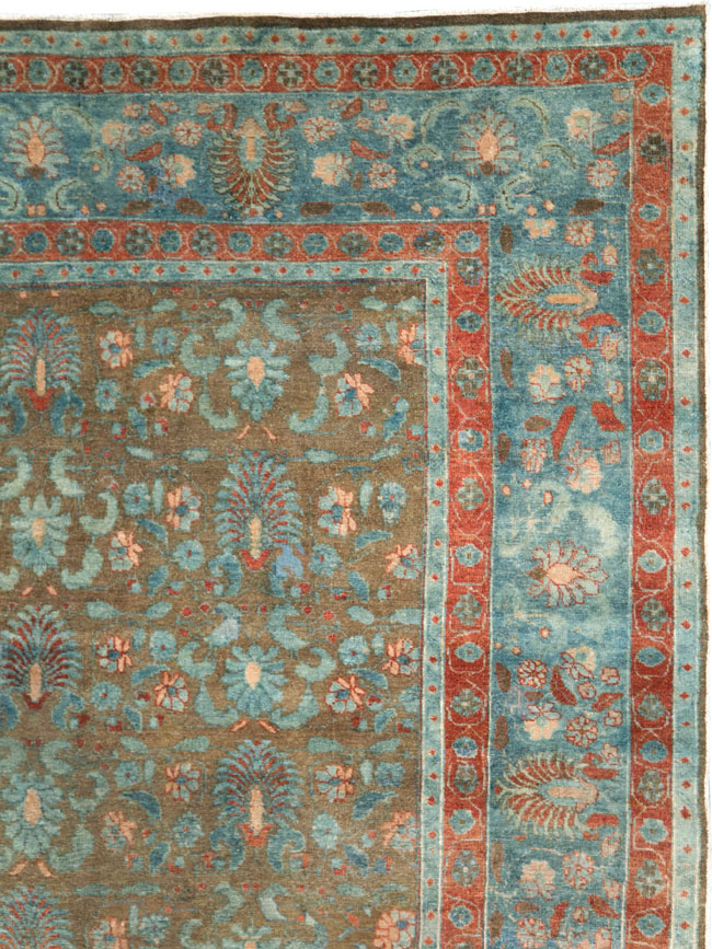 Antique Persian Tabriz Carpet, No.27022 - Gsblank