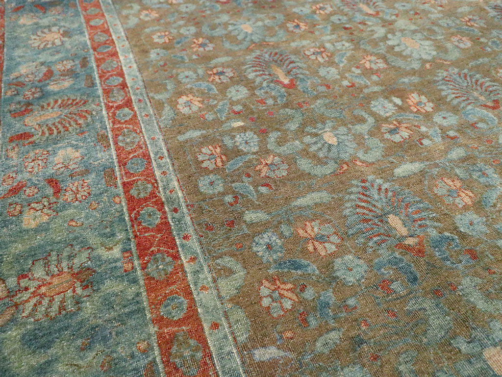 Antique Persian Tabriz Carpet, No.27022 - Gsblank